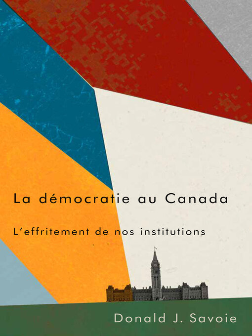 Cover image for La démocratie au Canada